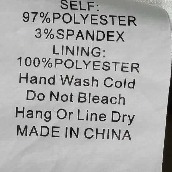 Lovesome Lace-Up Sequin Slip Dress Gown Prom Homecoming Wedding White Sz S - Picture 11 of 11